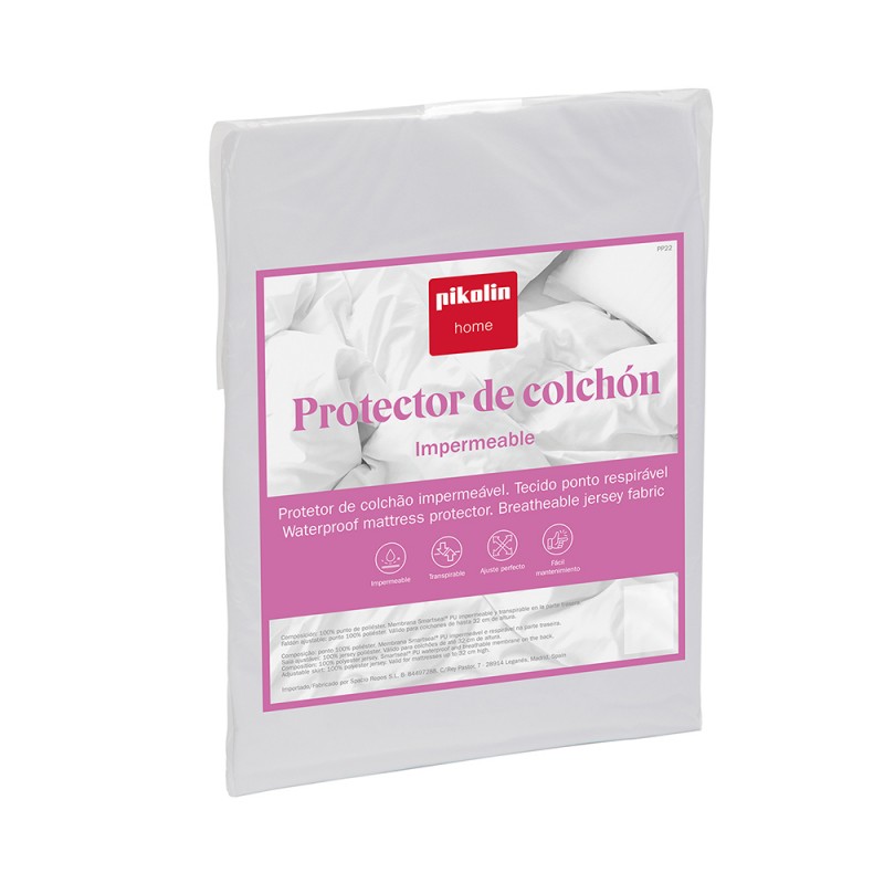 Protector colchón Punto Poliéster 100 % Impermeable Transpirable